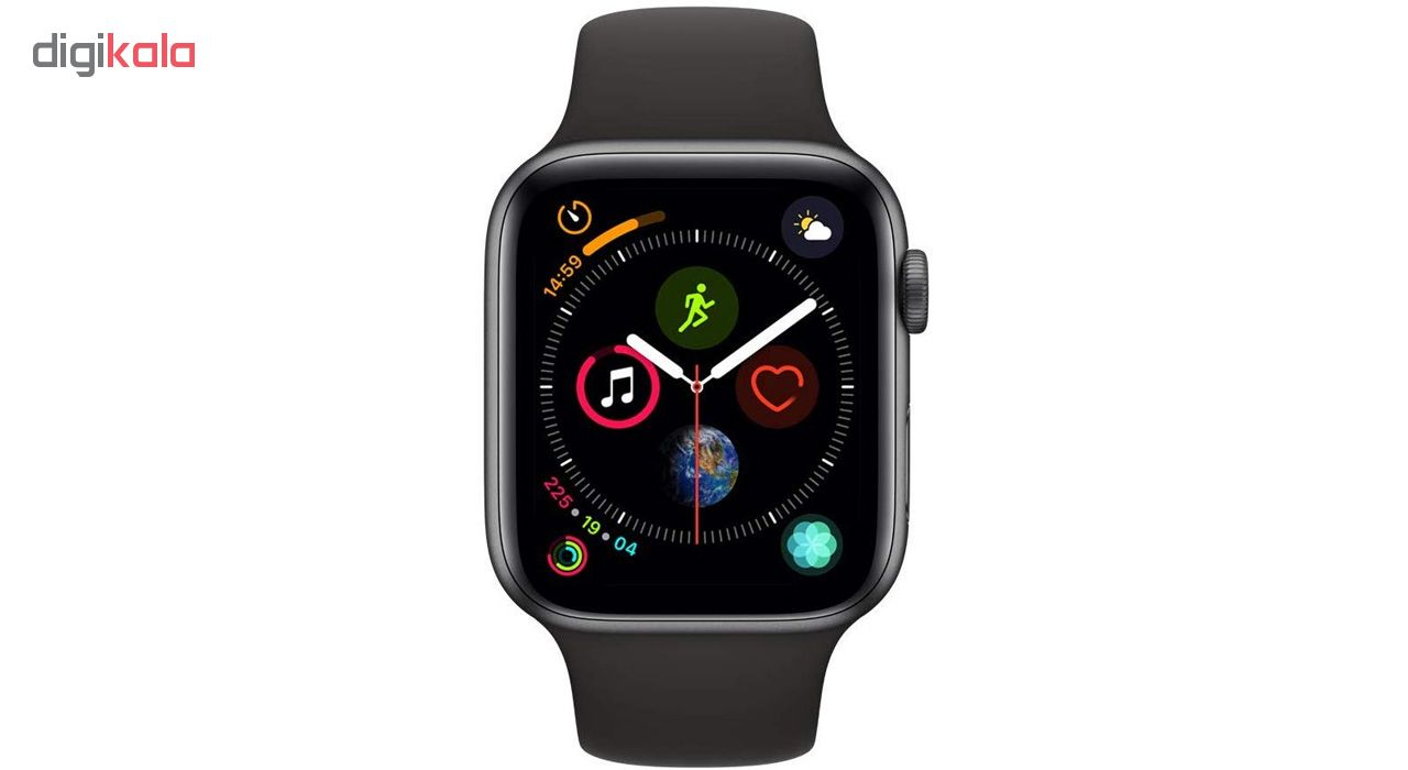 ساعت هوشمند اپل واچ سری 5 مدل 44m Space Gray Aluminum Case Black Sport Band
