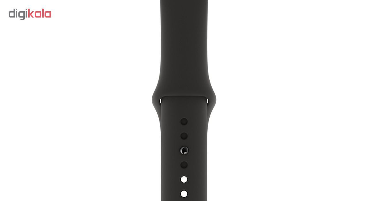 ساعت هوشمند اپل واچ سری 5 مدل 44m Aluminum Case Black Sport Silicon Band -  - 2