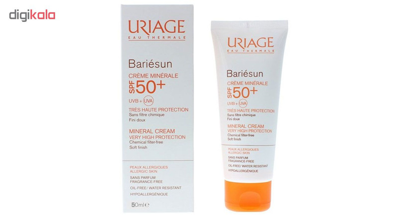 کرم ضد آفتاب اوریاژ سری Bariesun مدل Mineral حجم 50 میلی لیتر کرم ضد آفتاب اوریاژ سری Bariesun مدل Mineral حجم 50 میلی لیتر