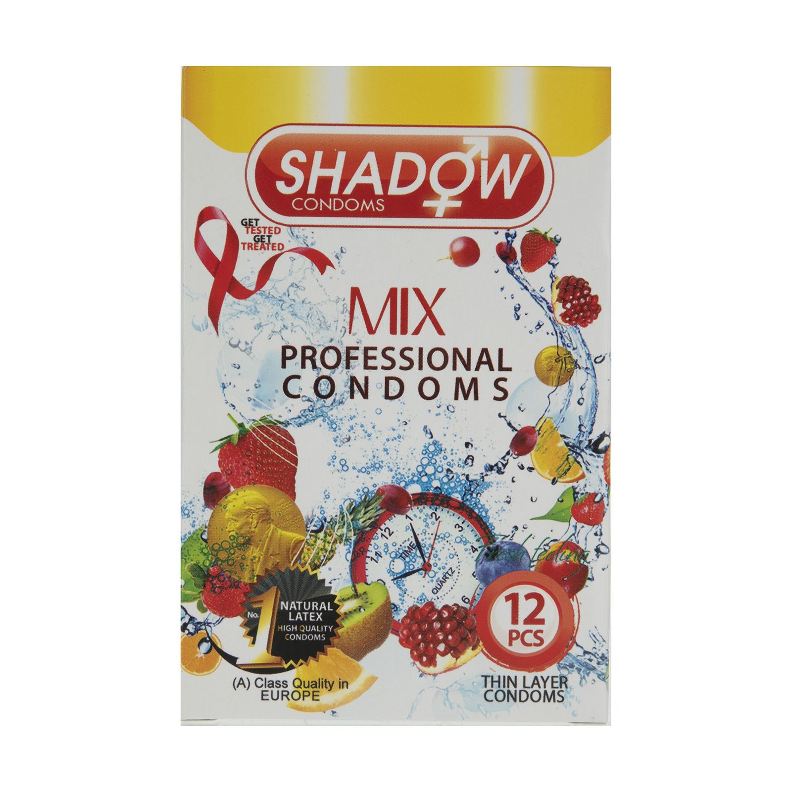 کاندوم شادو مدل Mix بسته 12 عددی -  - 1