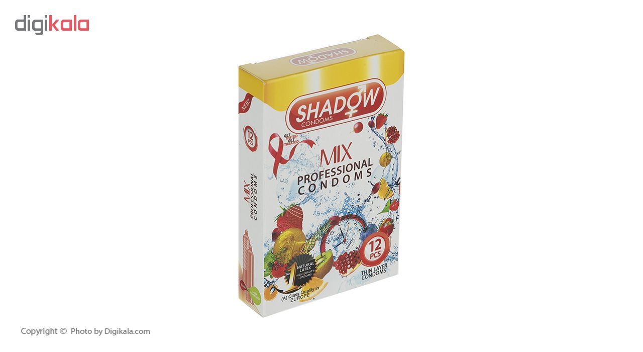 کاندوم شادو مدل Mix بسته 12 عددی -  - 3