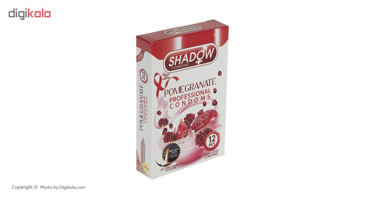 کاندوم شادو مدل Pomegranate بسته 12 عددی -  - 3