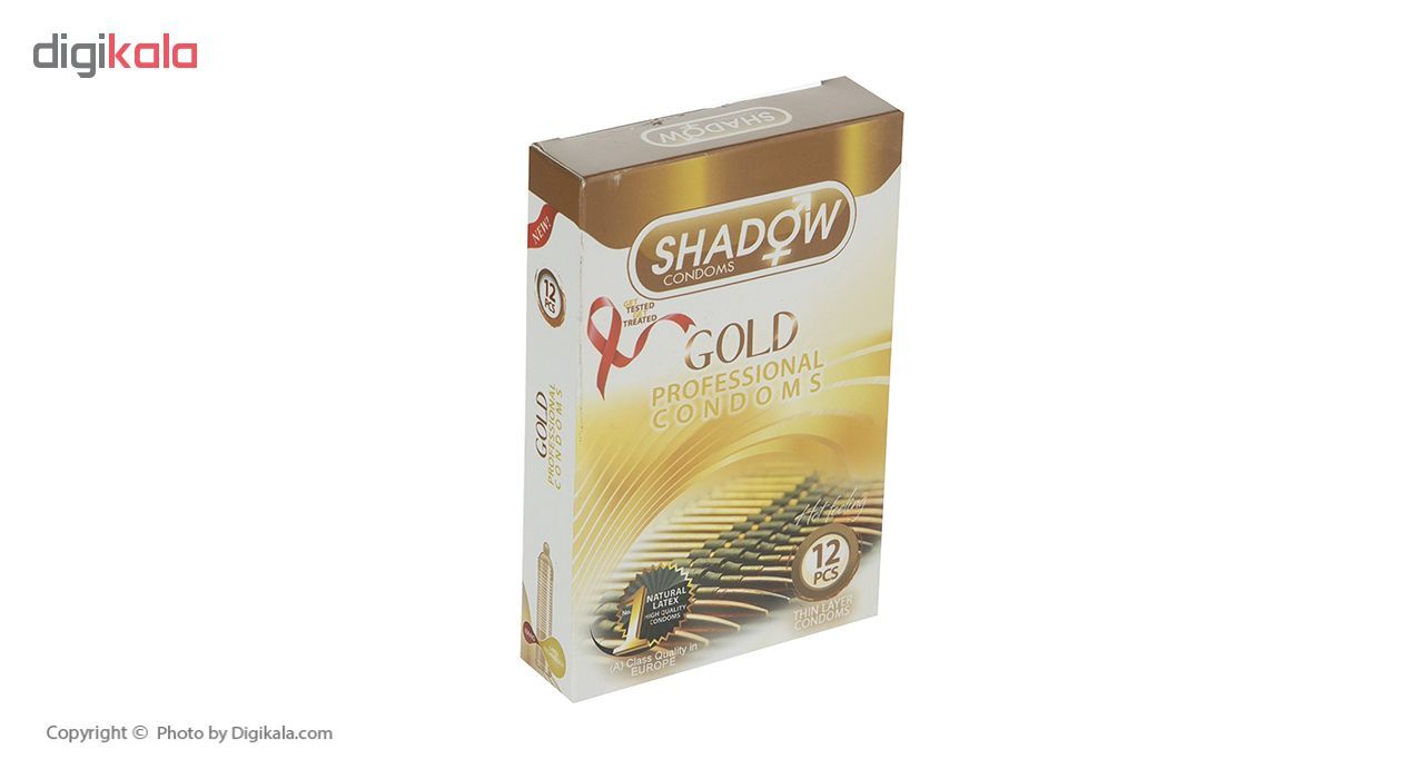 کاندوم شادو مدل Gold بسته 12 عددی -  - 3