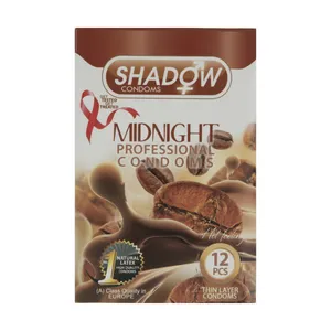 Shadow Midnight Condoms 12 Pcs
