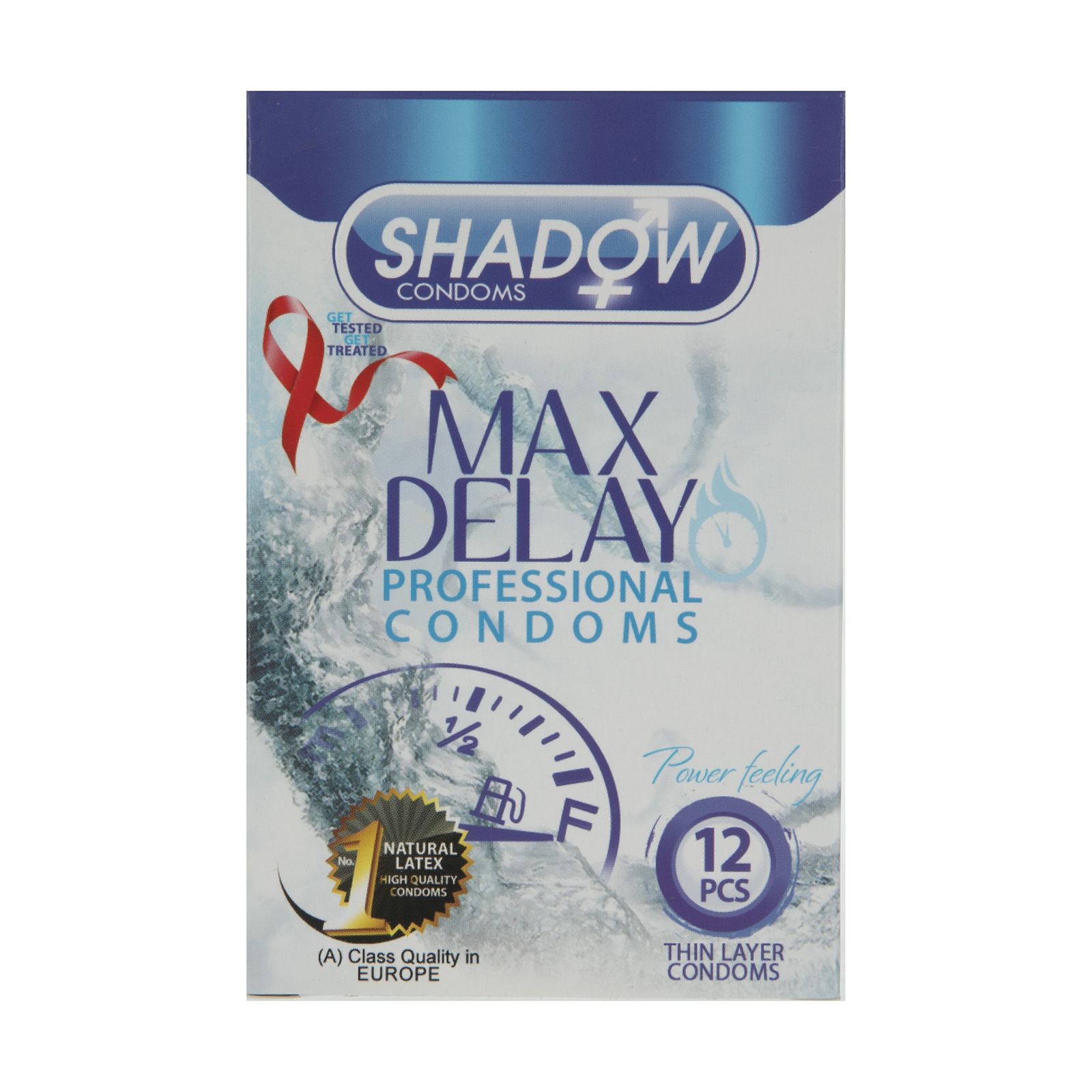 کاندوم شادو مدل Max Delay بسته 12 عددی -  - 1