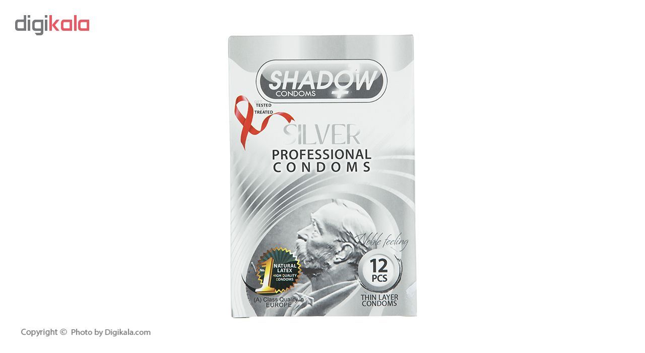 کاندوم شادو مدل Silver بسته 12 عددی -  - 2