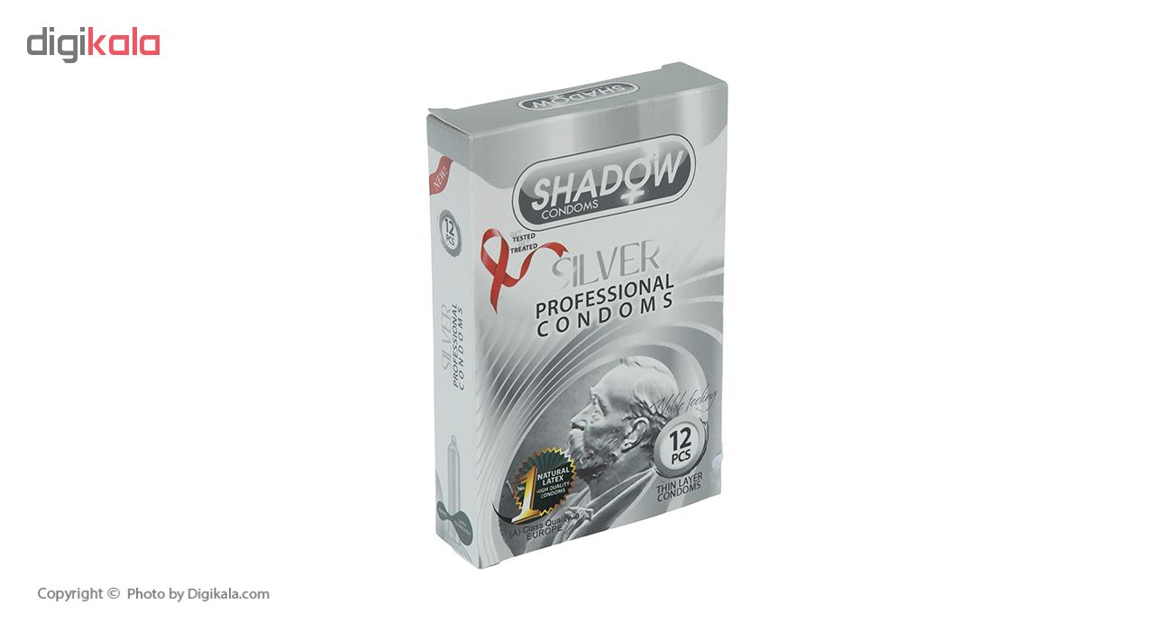 کاندوم شادو مدل Silver بسته 12 عددی -  - 3
