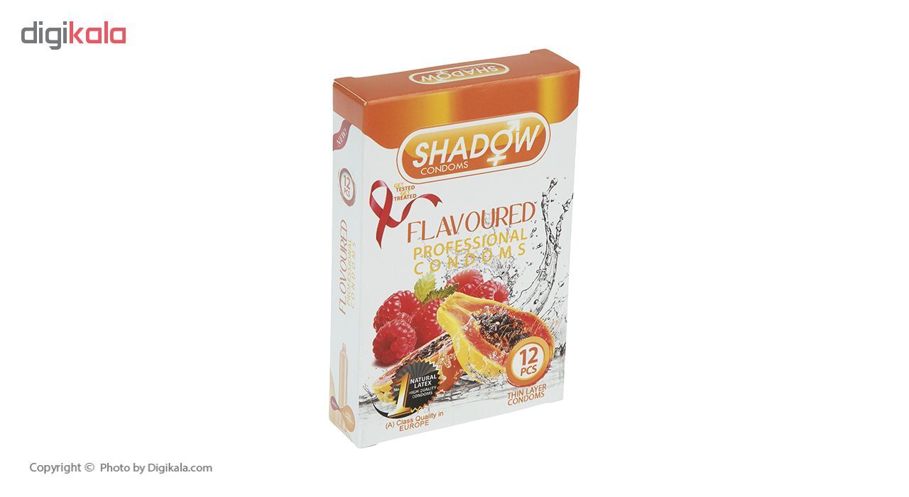 کاندوم شادو مدل Flavoured بسته 12 عددی -  - 3