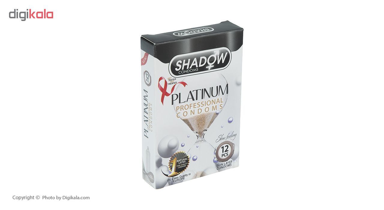 کاندوم شادو مدل Platinum بسته 12 عددی -  - 3