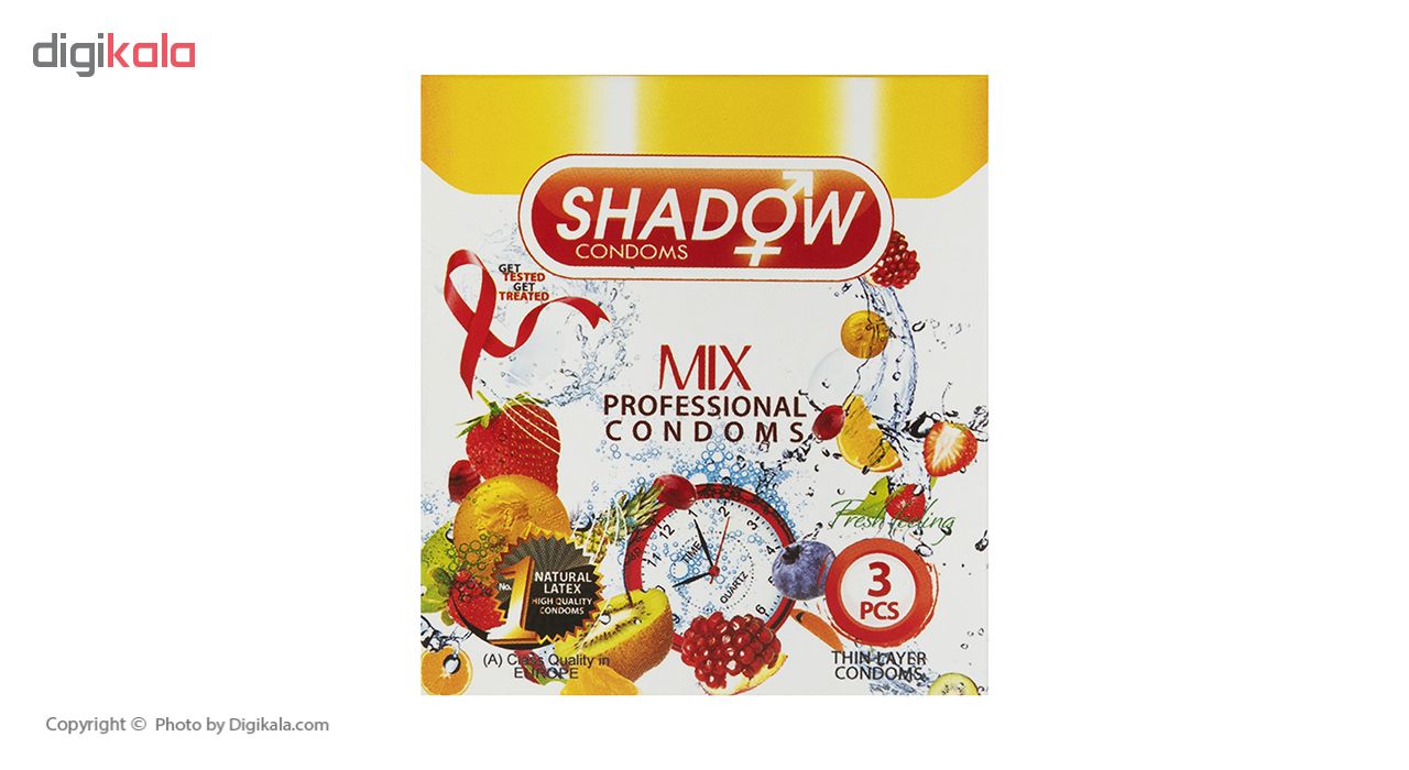 کاندوم شادو مدل Mix بسته 3 عددی -  - 2