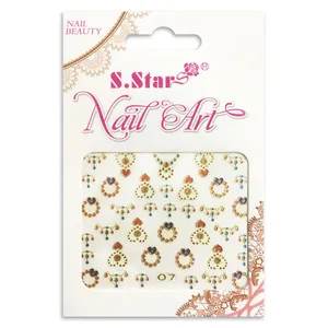 استیکر طراحی ناخن اس.استار کد 07