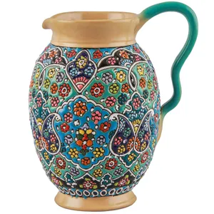 پارچ میناکاری سفالی هیراد کد 79100