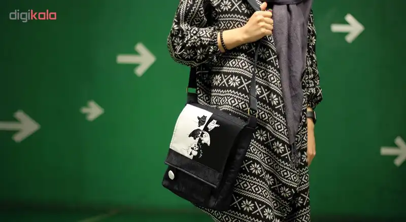 کیف دوشی دخترانه گالری چی چاپ طرح خرس پاندا کد 65844