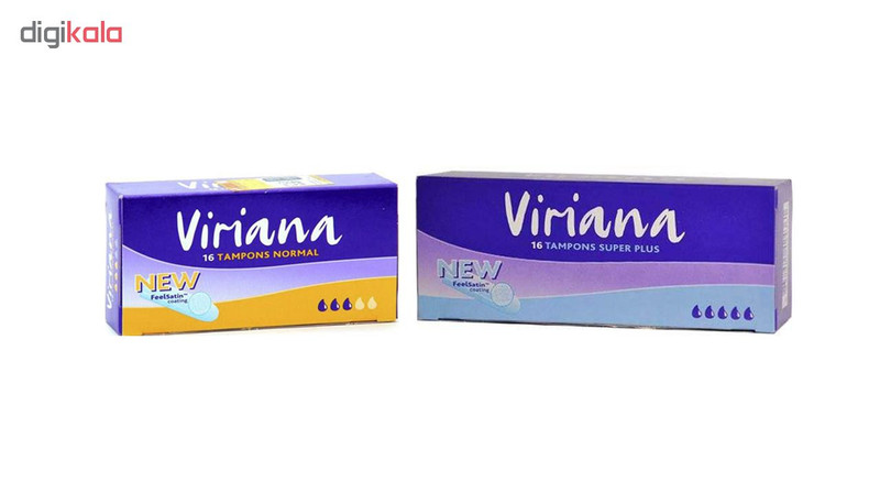 تامپون ویریانا مدل Super Plus & Normal مجموعه 2 عددی