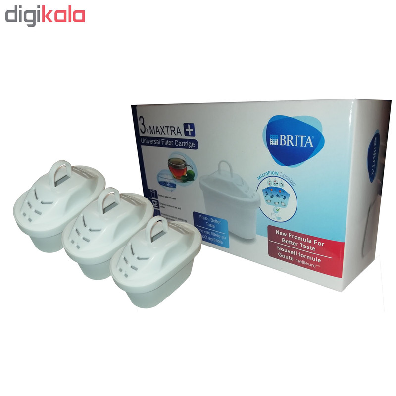 فیلتر پارچ تصفیه آب مدل Maxtra بسته 3 عددی