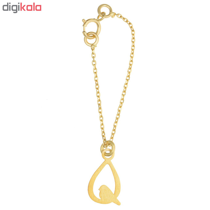 آویز ساعت طلا 18 عیار زنانه طرح پرنده کد SG501