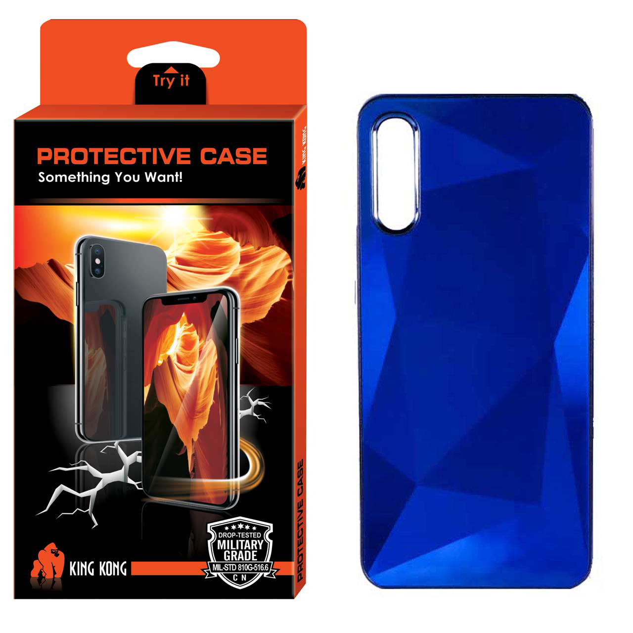 کاور کینگ کونگ طرح الماس مدل Dmnd01 مناسب برای گوشی موبایل سامسونگ Galaxy A70 