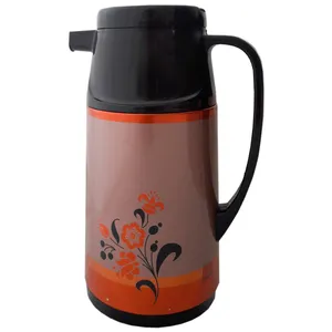 فلاسک وکیوم جوگ طرح گل کد AE12 ظرفیت 1 لیتر