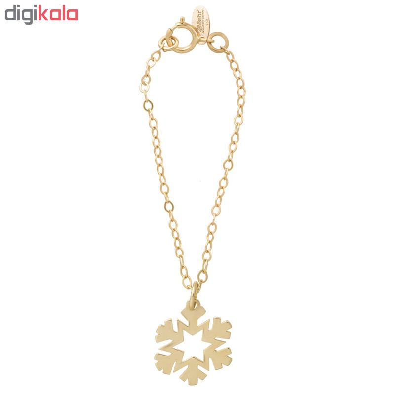 آویز ساعت طلا 18 عیار زنانه طرح برف کد SG517