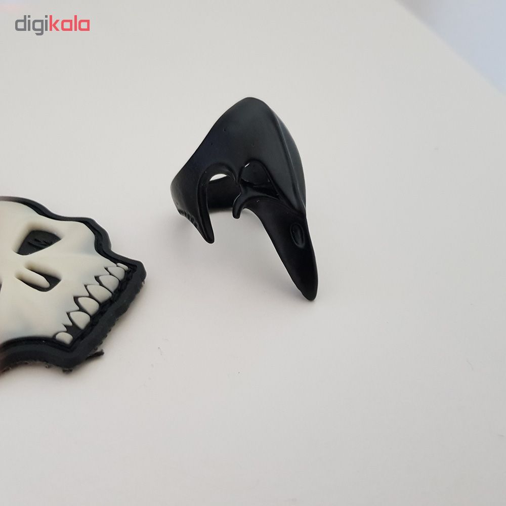 انگشتر مردانه طرح کلاغ کد a67