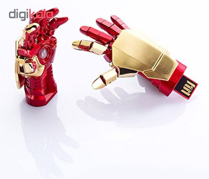 فلش مموری طرح دست مرد آهنی مدل Ul-Hk01 ظرفیت 8 گیگابایت