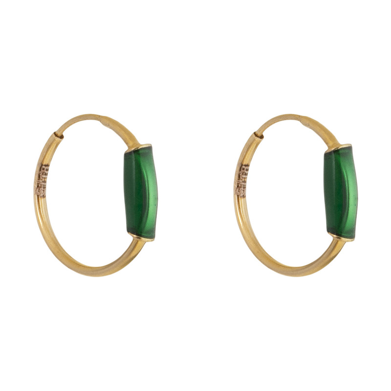 گوشواره طلا 18 عیار دخترانه کد ER-006