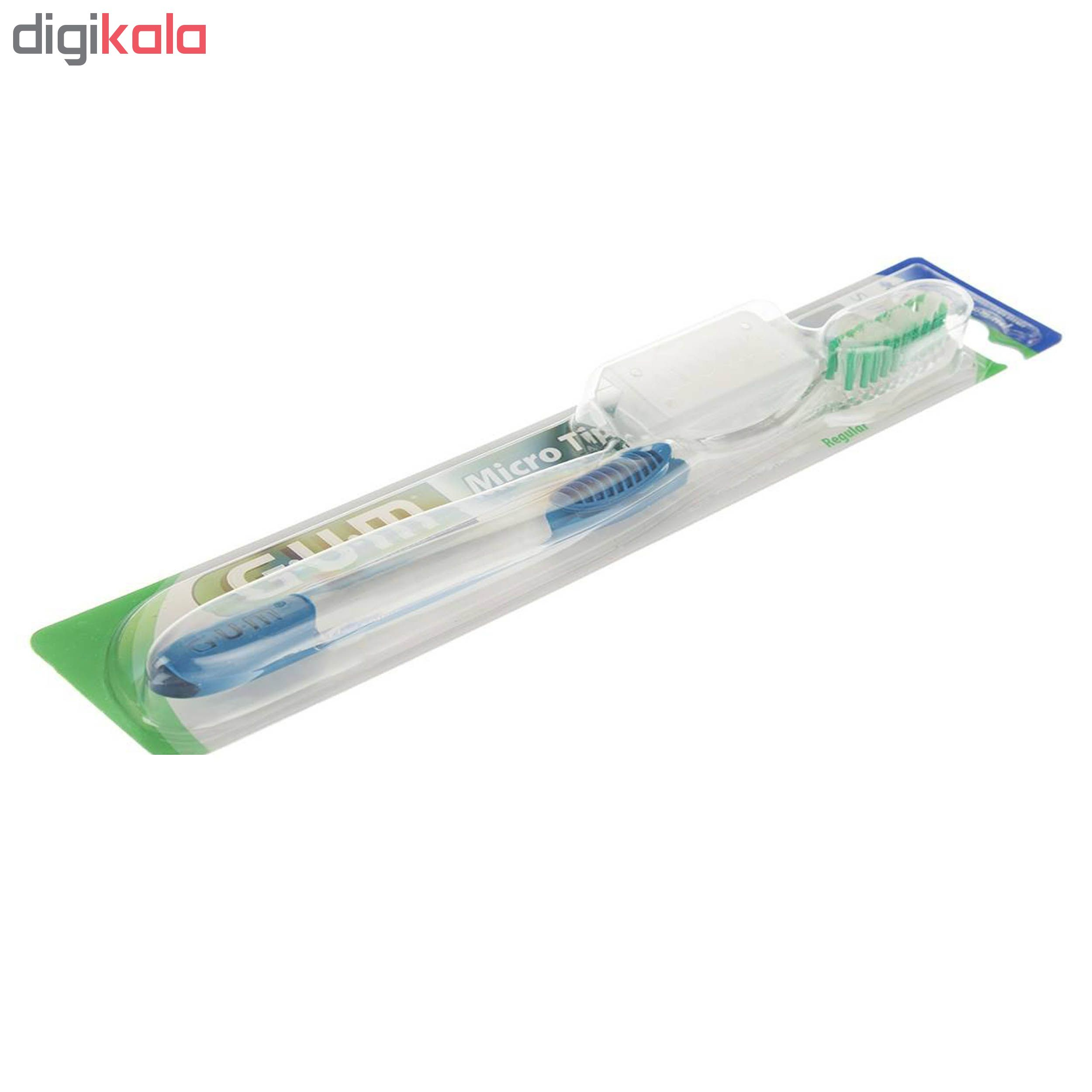 مسواک جی یو ام مدل Micro Tip با برس متوسط