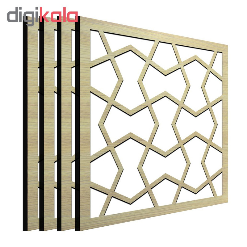 تایل سقفی کد LMG008-B سایز 60*60 سانتی متر بسته 4 عددی