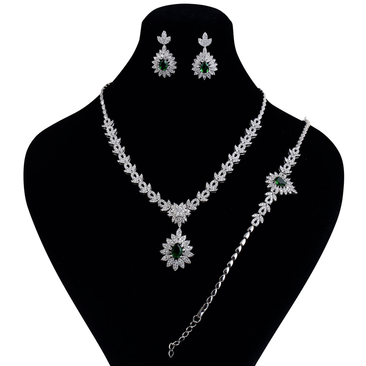 نیم ست نقره زنانه مد و کلاس کد MC-477