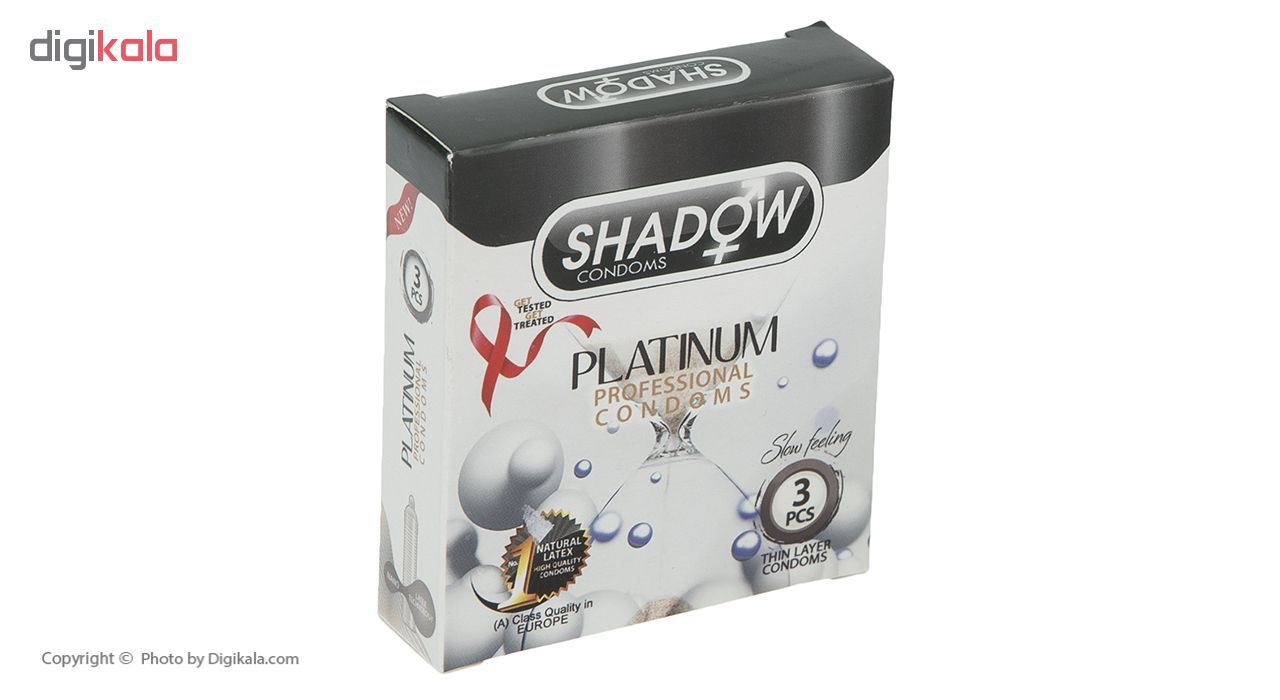 کاندوم شادو مدل Pelatinum بسته 3 عددی -  - 4
