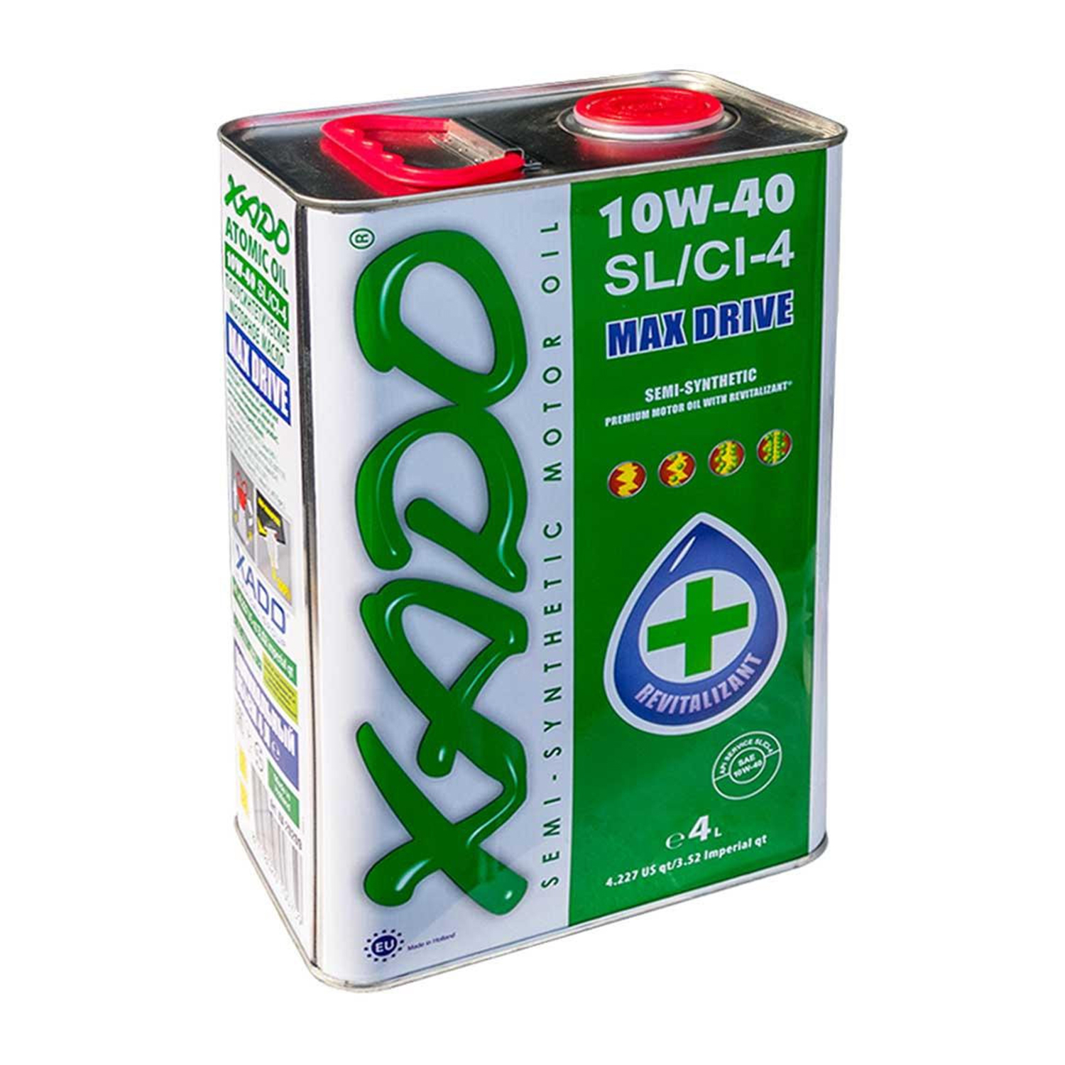 روغن موتور خودرو اکسادو مدل atomic 10-40 SL حجم 4000 میلی لیتر