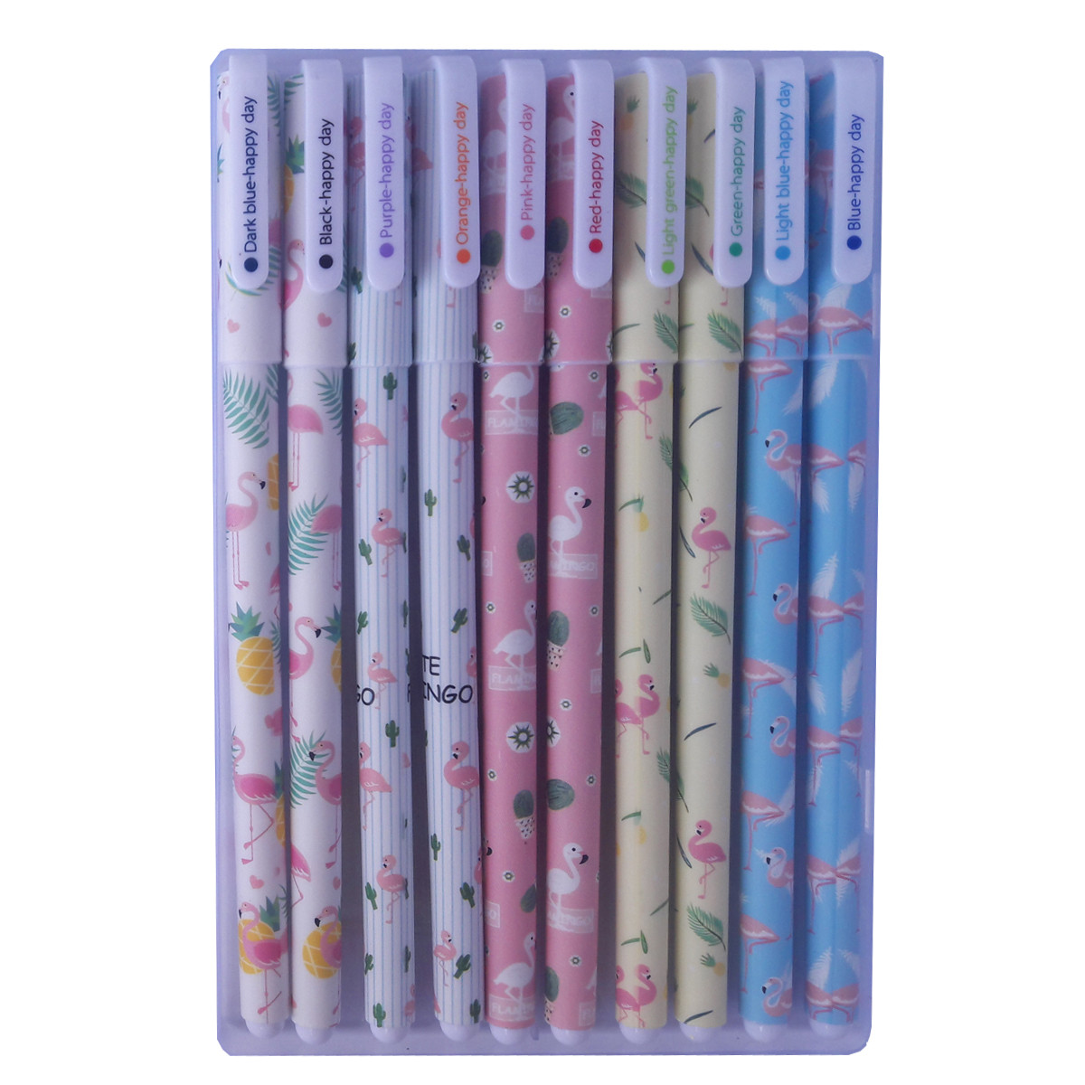 روان نویس هپی مجموعه ۱۰ رنگ مدل فلامینگو