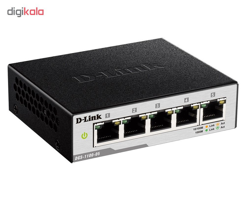 سوئیچ ۵ پورت دی لینک مدل DGS-1100-05 1