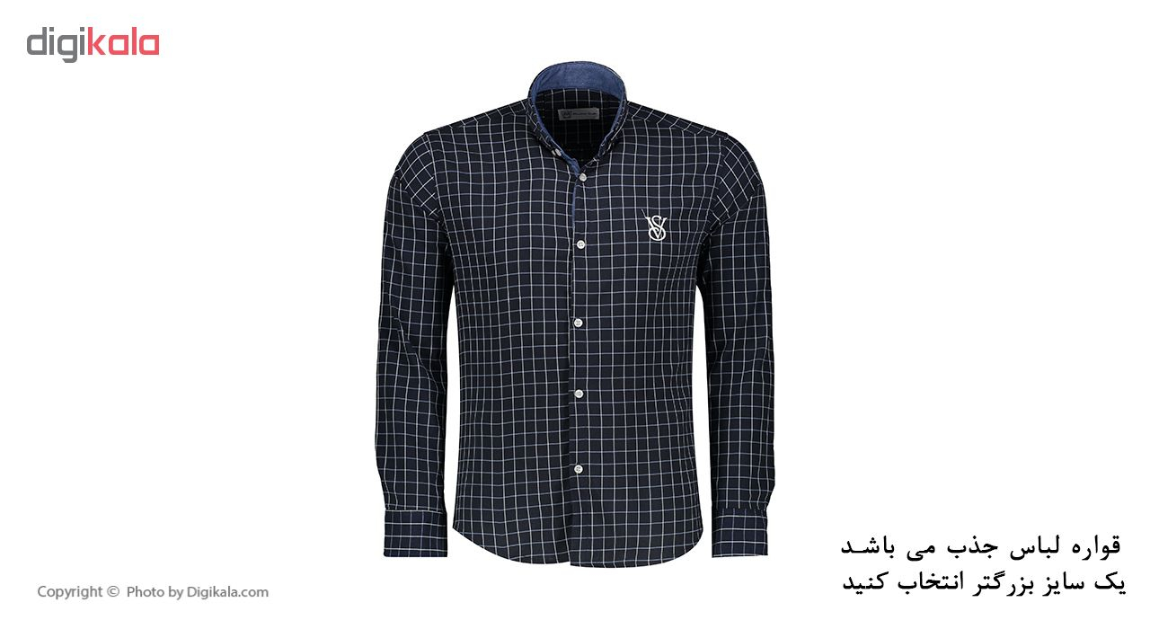پیراهن آستین بلند مردانه کد M02185