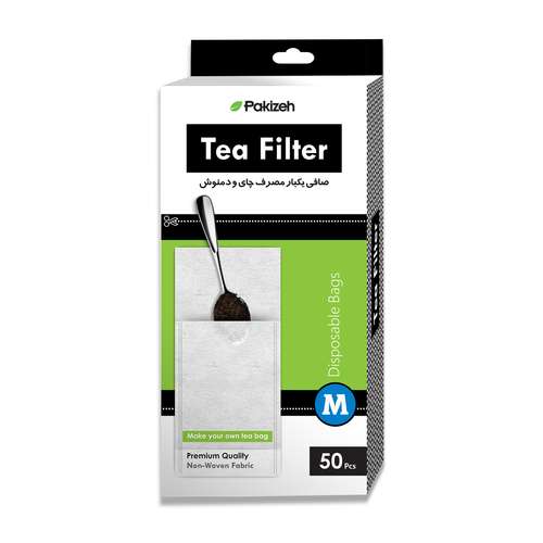 صافی چای پاکیزه مدل M-50 بسته 50 عددی