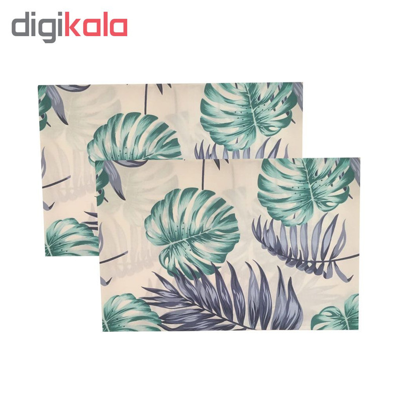 روبالشی طرح برگ کد ۳۰۰۰ بسته ۲ عددی