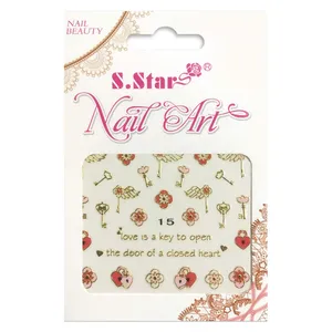 استیکر طراحی ناخن اس.استار کد 15