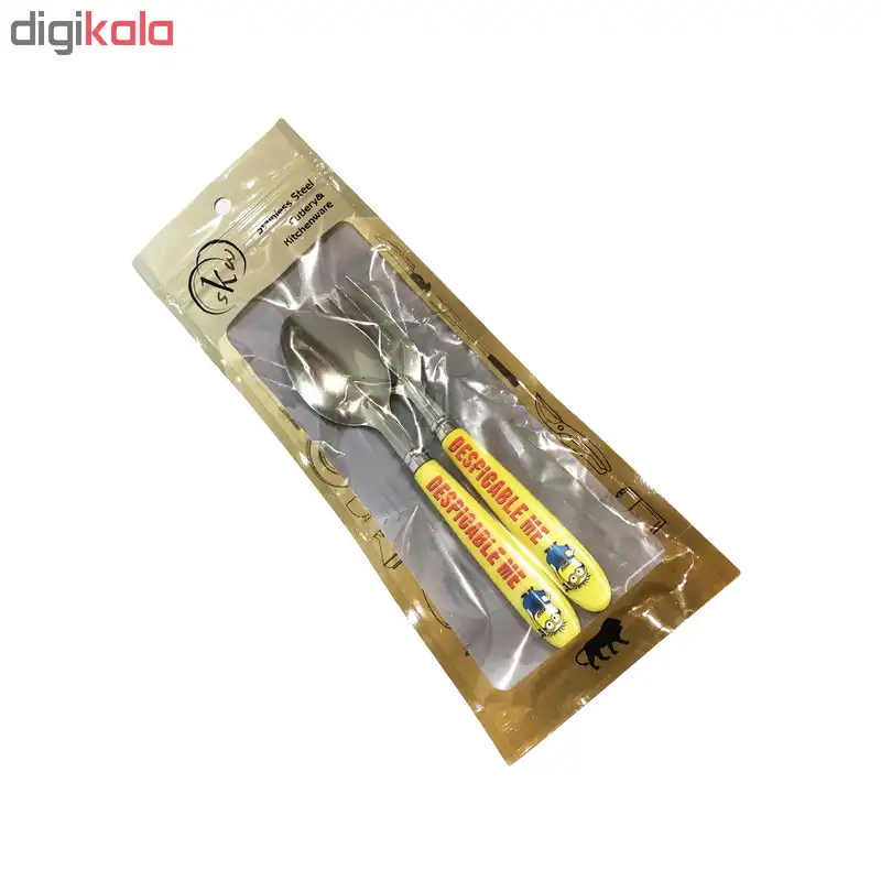 ست قاشق و چنگال کودک مدل DS
