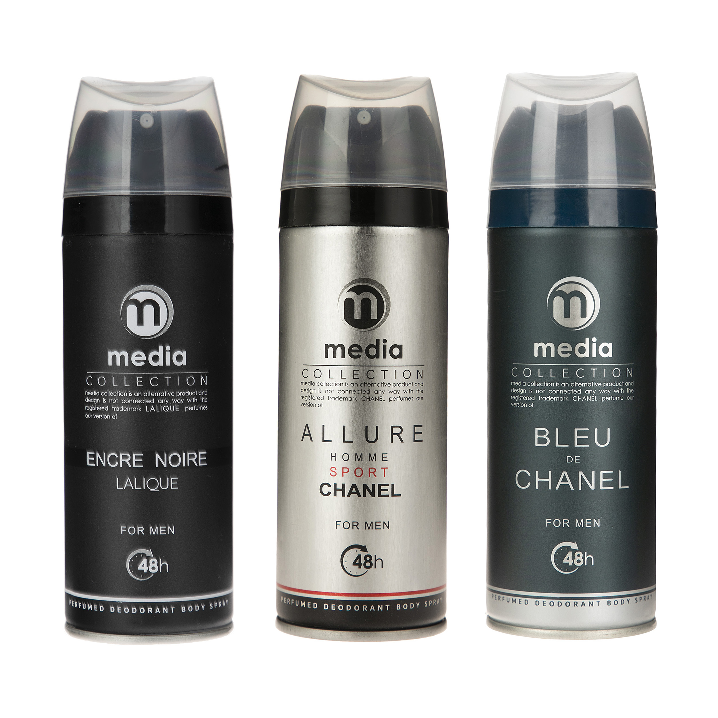 اسپری مردانه مدیا حجم 200 میلی لیتر مجموعه 3 عددی