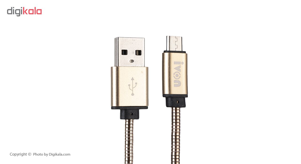 کابل تبدیل USB به microUSB آیوان کد 03 طول 0.3 متر