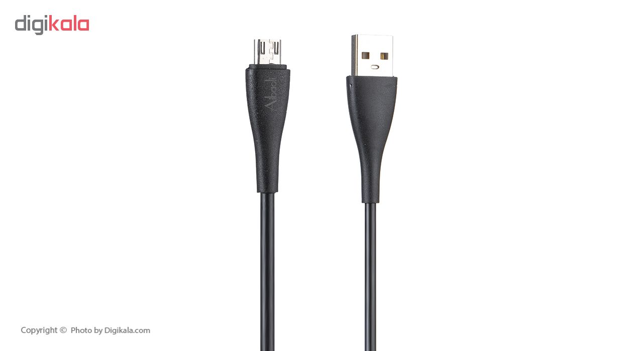 کابل تبدیل USB به microUSB ایبولی کد AM-12 طول 1 متر