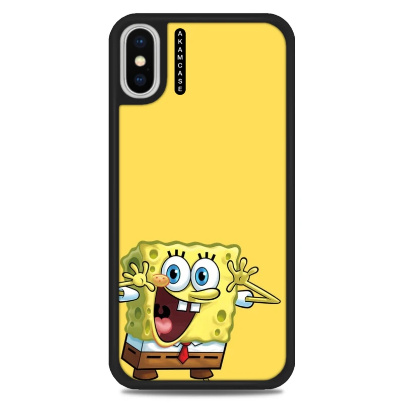 کاور آکام مدل AMC-WAX-SPONGE BOB11 مناسب برای گوشی موبایل اپل iPhone X/Xs
