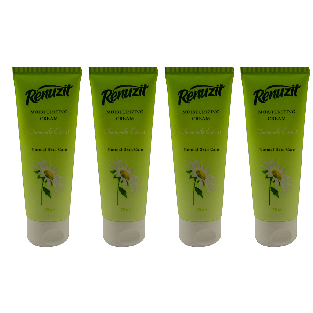 کرم مرطوب کننده رینو زیت مدل chamomile حجم 75 میلی لیتر مجموعه 4 عددی