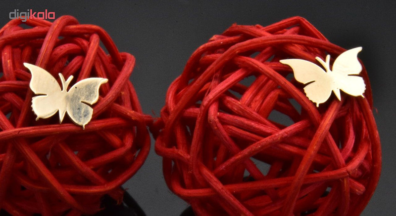 نیم ست طلا 18 عیار زنانه آرشا گالری طرح پروانه کد 453A2585