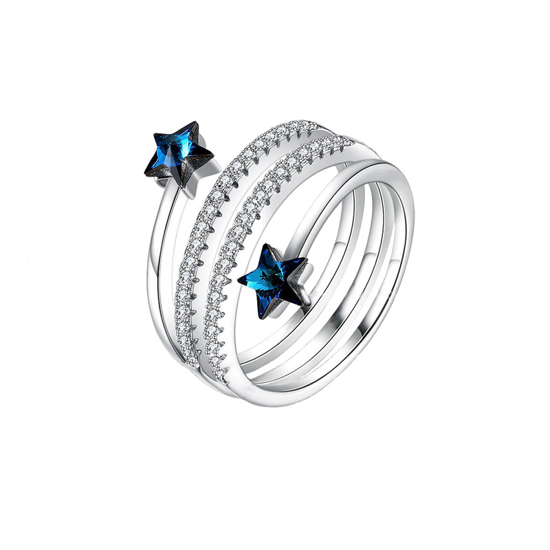 انگشتر نقره زنانه کد R399