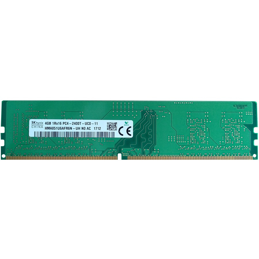 رم دسکتاپ DDR4 تک کاناله 2400 مگاهرتز CL17 اس کی هاینیکس مدل HMA851U6AFR6N-UH ظرفیت 4 گیگابایت