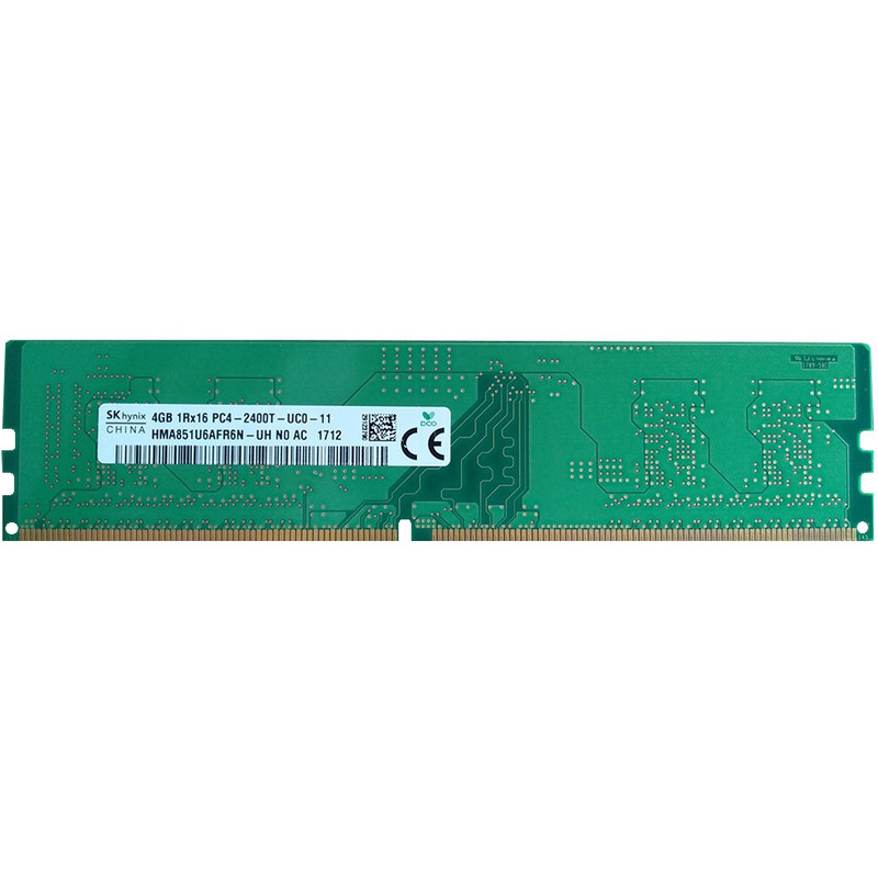 رم دسکتاپ  DDR4 تک کاناله 2400 مگاهرتز CL17 اس کی هاینیکس مدل HMA851U6AFR6N-UH ظرفیت 4 گیگابایت