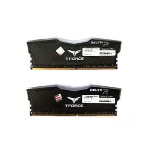 رم دسکتاپ DDR4 دو کاناله 3000 مگاهرتز CL16 تیم گروپ مدل T-Force Delta RGB ظرفیت 16 گیگابایت