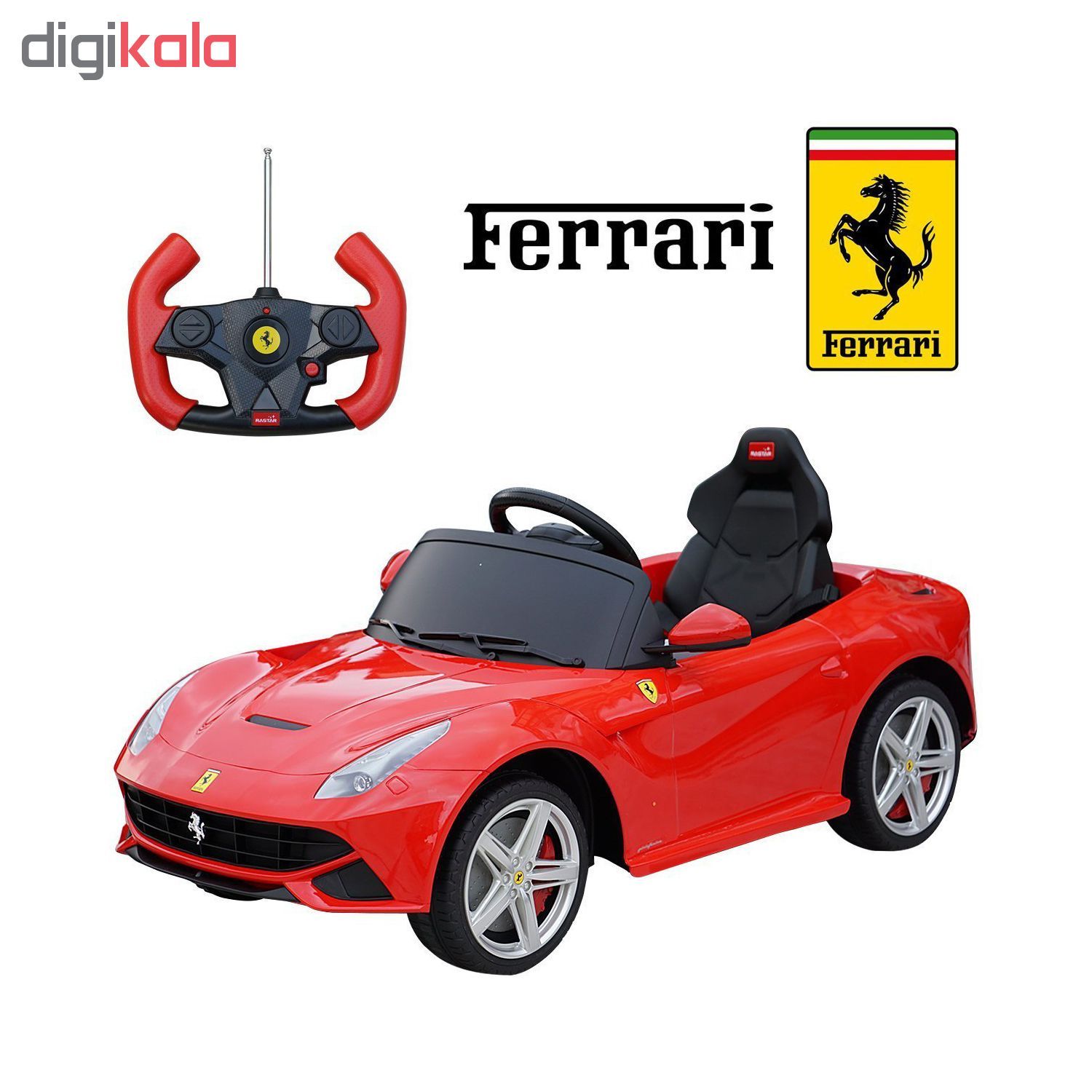 ماشین بازی سواری راستار مدل Ferrari F12