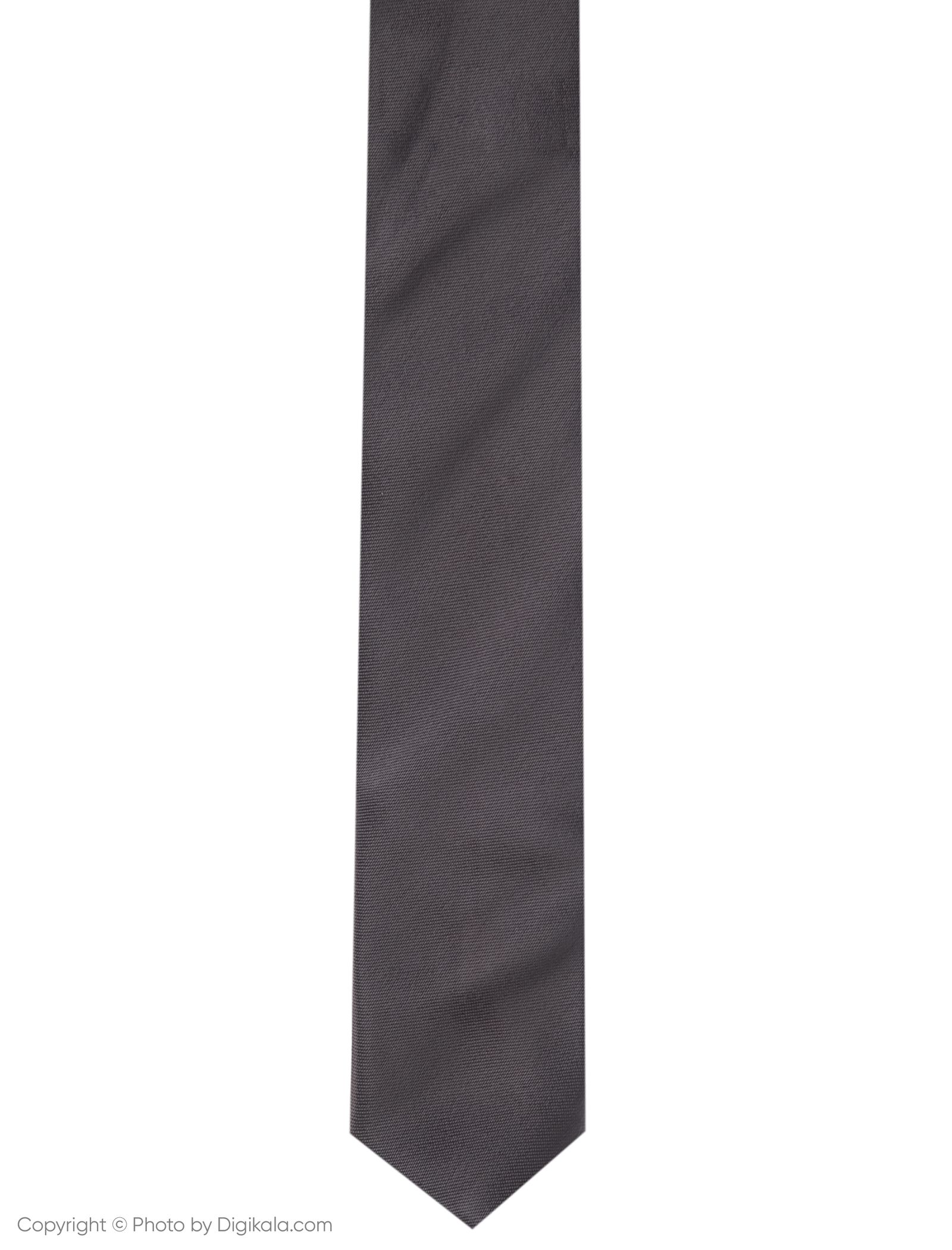 کراوات پاترون مدل TGBJ8 - طوسی تیره - 3